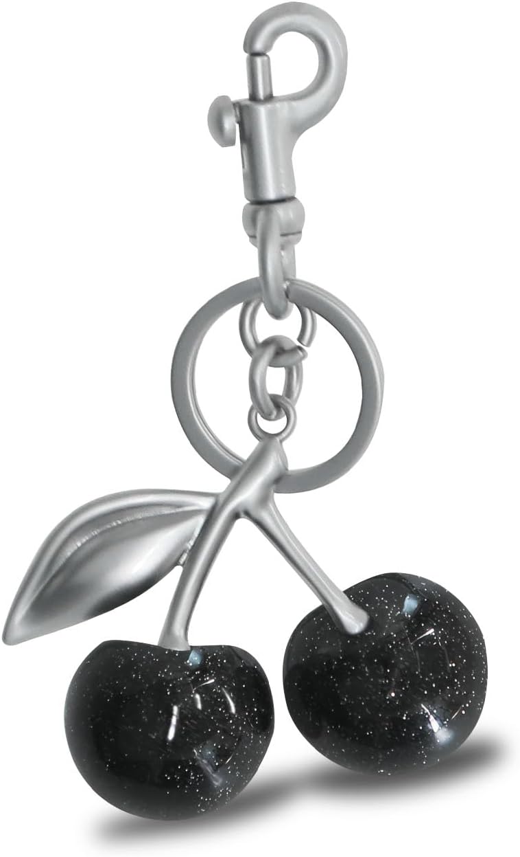 FASTFAIRY Keychain Cherry Bag Charms Purse: Key Chains Women Cute - Car keyrings leather handbags - Valentines Day Gifts - Image 1